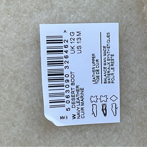 Clarks Desert Boot - Men's Navy Leather 13 NWT - Picture 6 of 7